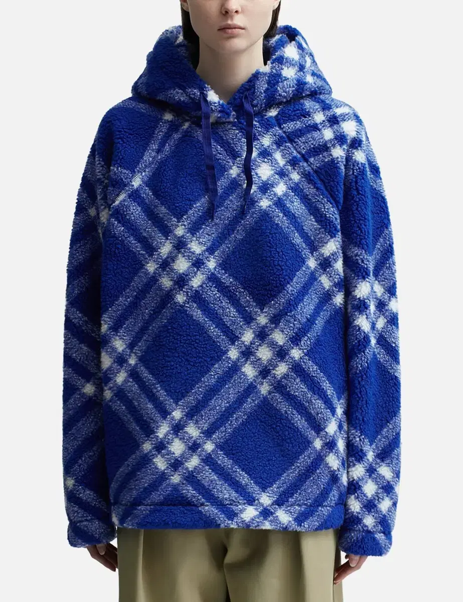 BURBERRY CHECK FLEECE HOODIE 버버리 후드